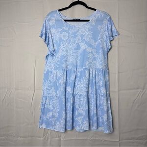 HEIMISH USA Floral Tiered Blouse